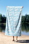 Mijölnir Toalla de Playa Yoga Nature 90 - Toalla de playa multicolor, tacto suave, microfilamento, 90x150 cm